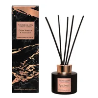 Stoneglow Duftstäbchen Dark Amber & Vetiver 120 ml - Volumen: 120 ml - Duft: Patchouli - Bergamotte - Amber - Jasmin - Vetiver