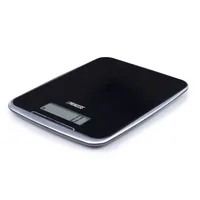 Princess Küchenwaage LCD Schwarz - Bedienungsart: Touchscreen - Messschritte: 1 g - Tara-Zuwiegefunktion: Ja - Detailfarbe: Schwarz - Gewicht Max.: 10 kg - Material: Kunststoff