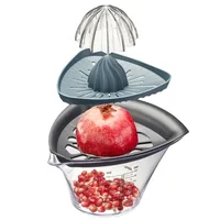 GEFU 14480 Hand juicer Black, Transparent