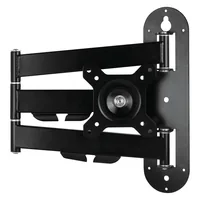 Arctic Cooling Wandhalter W1C bis 18 kg – Schwarz - Eigenschaften: Drehbar - Ausziehbar - Maximale Bildschirmgrösse: 49  - Detailfarbe: Schwarz - Maximale Tragkraft: 18 kg - Anzahl Bildschirme: 1