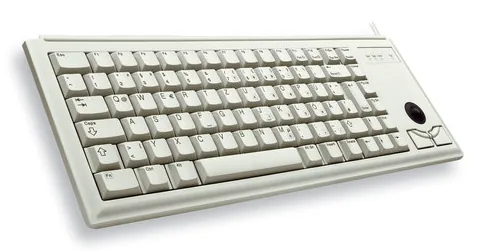 CHERRY TAS G84-4400 Corded DE-Layout hellgrau TRACKBALL