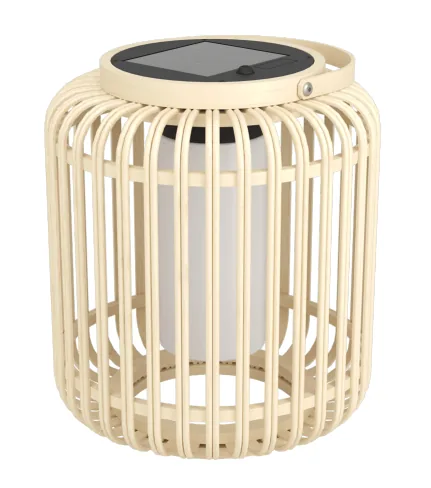 EGLO Leuchten Laterne MARLIANO 24 cm, Braun/Schwarz - Leuchten Kategorie: Laterne - Dimmbar: nicht dimmbar - Betriebsart: Solarbetrieb - Lampensockel: LED fest verbaut - Lichtfarbe: Neutralweiss - Timerfunktion: Nein