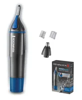 Remington Nasen- & Ohrhaarschneider NE3850 Nano Series - Rasierart: Nass und Trocken - Körperbereich: Augenbrauen - Ohr - Nase - Detailfarbe: Blau - Schwarz - Minimale Schnittlänge: 0 mm - Maximale Schnittlänge: 0 mm - Trimmer Funktionen: Ohr-/Nasenhaarti