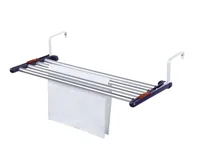 Leifheit Tür-Trockengestell Quartett Duo 4.2 m - Leinenlänge: 4.2 m - Detailfarbe: Weiss - Blau - Wäscheständer Art: Tür-Trocknergestell - Material: Kunststoff