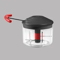 Moha Speedy Max manual food chopper Black, Red, Transparent