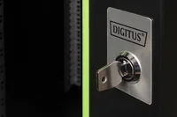 DIGITUS Wandgehäuse Unique 20HE 998x600x600mm schwarz (Speditionsversand)