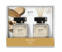 ipuro Duftstäbchen Cedar Wood 2 x 50 ml Set 100 ml - Volumen: 100 ml - Duft: Holz - Orange - Vanille - Rosmarin - Zitrone - Ylang Ylang