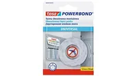 tesa Montageband Powerbond Universal 19 mm x 1.5 m, Transparent - Breite: 19 mm - Länge: 1.5 m - Verpackungseinheit: 1 Stück - Detailfarbe: Transparent - Klebehaftung: Beidseitig - Art: Montageband