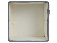 COCON Aufbewahrungsbox S Grau, 2 Stück - Materialtyp: Textil - Material: Textil - Produkttyp: Aufbewahrungsbox - Detailfarbe: Grau