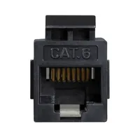 Logilink Keystone Kupplung 2X RJ45 UTP 14.5mm, Cat.6, schw.