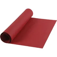Creativ Company Lederpapier Rolle, 350 g, 1 Stück, Rot - Papierformat: 50 x 100 cm - Selbstklebend: Nein - Papierfarbe: Rot - Papiertyp: Lederpapier - Mediengewicht: 350 g/m² - Verpackungseinheit: 1 Stück
