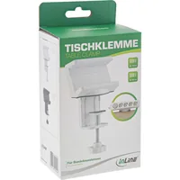 InLine Tischklemme für Steckdosenleiste - Schraubklemme - schwarz
