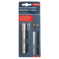 Derwent Bleistiftverlängerer, für 7 und 8 mm Durchmesser, 2-teilig - Strichstärke: Keine Angabe - Härtegrad: Keine Angabe - Set: Ja - Bleistiftart: Schreibhilfe - Anwender: Schule - Kreativbedarf - Büro - Erwachsene - Ergnonomisch Schreiben: Keine Angaben