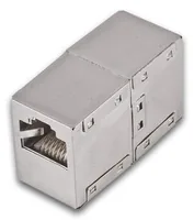Wirewin Kupplung RJ45 Cat.6 geschirmt, 1 Stück - Zubehörtyp: Kupplung - Detailfarbe: Silber - Verpackungseinheit: 1 Stück