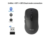 Equip Kompaktmaus Wireless Dual Mode 6Btn LR schwarz