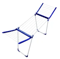 Leifheit Pegasus 180 Plus Floor-standing rack Blue, Silver