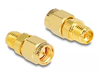 Delock Antennenadapter RP-SMA Buchse (f) - SMA Stecker (m) - Antennenanschluss: RP-SMA - Antennenanschluss Hardware: SMA - Aussenanwendung: Keine Angaben