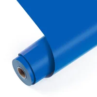 LOKLIK Permanent klebendes Vinyl Rolle, 1 Stück, Blau - Geeignet für Drucker: Nein - Detailfarbe: Blau - Aussenanwendung: Ja - Selbstklebend: Ja - Folien Effekt: Matt - Folientyp: Vinylfolie