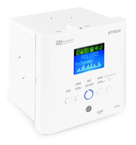 Power Dynamics Deckenlautsprecher BTW30 Set - Lautsprecher Kategorie: Aktiv - Gehäusematerial: Kunststoff - Bauweise: Einbaulautsprecher - Eigenschaften: Integrierter MP3 Player - Fernbedienbar - Bluetooth Audio Streaming - Bestückung: 1x 5