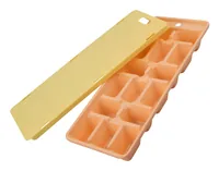 Fackelmann Eiswürfelform Business Gelb/Orange - Produkttyp: Eiswürfelbehälter - Eiswürfelform: Eckig - Materialtyp: Kunststoff - Material: Kunststoff - Detailfarbe: Gelb - Orange - Anzahl Eiswürfel: 15