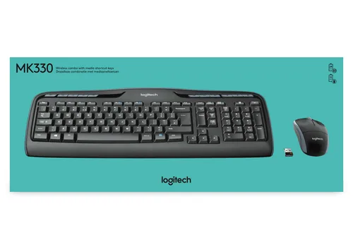 LGN Logitech MK330 Wireless Desktopset US Layout