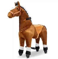 zoosy Reittier Pferd Gr. M - Altersempfehlung ab: 4 Jahren - Material: Plastik - Schaumstoff - Textil - Holz - Eigenschaften: Keine Eigenschaft - Zertifikate: Keine Zertifizierung