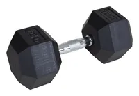Fitcom Hex Dumbbell 20 kg - Hantelart: Kurzhantel - Gewicht Total: 20 kg - Material: Gummi - Sportart: Fitness