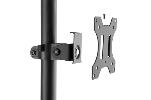 DIGITUS Arbeitsplatz rollbar, SitzSteh, 1xTFT,PC,TAS schwa.