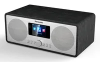 Panasonic DAB+ Radio RF-D40EG-K Silber - Radio Tuner: Internetradio - FM - DAB+ - Stromversorgung: Netzbetrieb - Detailfarbe: Silber - Ausstattung: Sleep-Timer - Display - Weckfunktion - Schlummerfunktion - Fernbedienung - Typ: Tischradio