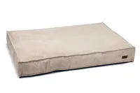 Designed by Lotte Hunde-Bett Ribbed Hellgrau 120x80x15cm - Breite: 120 cm - Länge: 80 cm - Detailfarbe: Hellgrau - Tierart: Hund - Produkttyp: Bett