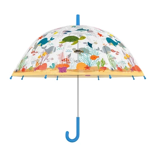 Esschert Design Schirm Meerestiere Mehrfarbig - Schirmtyp: Langschirm - Eigenschaften: Keine Eigenschaft - Zertifikate: Keine Zertifizierung - Länge: 69.2 cm - Schirm-Eigenschaften: Keine - Farbe: Mehrfarbig