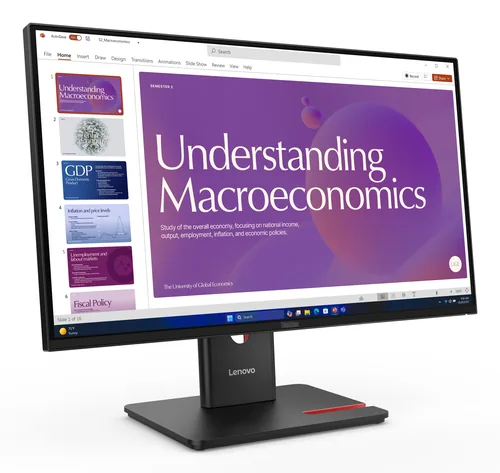 Lenovo ThinkVision T24D-40 écran plat de PC 60,5 cm (23.8") 1920 x 1080 pixels Full HD LCD Noir