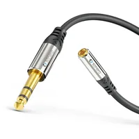 sonero Audio-Kabel 6.3 mm Klinke - 3.5 mm Klinke 0.25 m - Kabeltyp: Adapterkabel - Audioanschluss Seite A: 6.3 mm Klinke - Audiokanäle: Stereo - Audioanschluss Seite B: 3.5 mm Klinke - Detailfarbe: Schwarz - Länge: 0.25 m