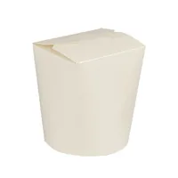 Papstar Snackbox Pappe TO GO 550 ml 50 Stück - Detailfarbe: Weiss - Materialtyp: Papier - Material: Karton - Papier - Pappe