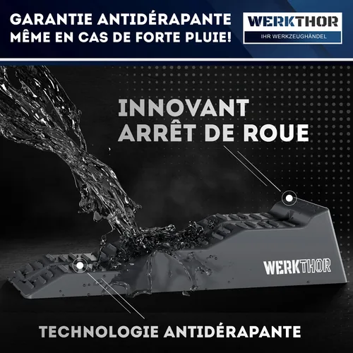 Werkthor Flache Auffahrkeile 2er Set, Grau - Nachhaltigkeit: Nicht angegeben - Zubehörtyp: Rampe/Keil
