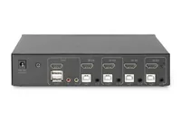 Digitus KVM Switch, 4 Port, Single Display, 4K, HDMI®