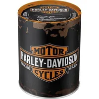 Nostalgic Art Spardose Harley Davidson Schriftzug - Produkttyp Geschenke: Spardosen - Motiv: Schriftzug - Breite: 9.3 cm - Höhe: 11.7 cm - Länge: 9.3 cm