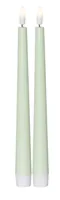 Star Trading LED-Stabkerzen Set Dinner Candy 2 pack, Warmweiss – Grün - Betriebsart: Batteriebetrieb - Fernbedienung: Nein - Aussenanwendung: Nein - Höhe: 26 cm - Timerfunktion: Ja - Set: Ja