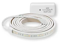eQ-3 AG Homematic IP Lightstrip Set, 2 m, Universalstreifenleuchte, Ambiente, Klebeband, Weiß, IP20, III