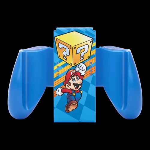 Power A Joy-Con Comfort Grip Mystery Block Mario - Plattform: Nintendo Switch - Verbindungsmöglichkeiten: Keine - Controller Typ: Gamepad - Detailfarbe: Blau - Gelb