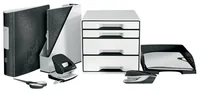 Leitz Ablagekorb Plus WOW Schwarz - Anzahl Schubladen: 1 - Detailfarbe: Schwarz - Material: Polystyrol (PS)