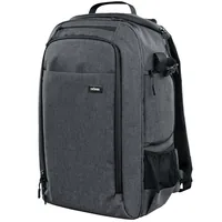 Dörr Fotorucksack Prag Pro Grau - Tragemöglichkeit: Brustgurt - Schulterriemen - Hüftgurt - Detailfarbe: Grau - Zusatzfächer: Ja - Gewicht: 2.2 kg - Rucksack Typ: Kamerarucksack - Ausstattung: Stosskantenschutz - Reissverschluss - Regenschutz - Zubehörfac