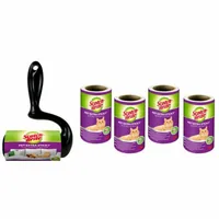 Scotch-Brite Kleiderroller Large Surface, 1 Roller mit 4 Ersatzrollen - Geeignete Oberflächen: Kleidung - Textil - Material: Kunststoff - Papier