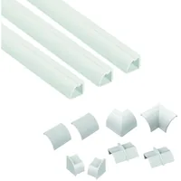 STEFFEN Kabelkanal D-Line 22 x 22 mm, 1 m, Weiss - Detailfarbe: Weiss - Breite: 22 mm - Länge: 1 m - Produkttyp: Kabelkanal - Ausstattung Kabelmanagement: Selbstklebend - Verpackungseinheit: 3 Stück