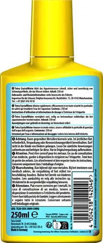 Tetra Wasseraufbereiter CrystalWater, 250 ml - Produkttyp: Wasseraufbereiter