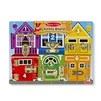 Melissa & Doug - Motoriktafel Schlösser, Geschicklichkeitsspiel