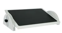 WEDO Fussstütze Relax Steel Black 5 Stufen, Silber - Detailfarbe: Silber - Schwarz - Höhenverstellbar: Ja