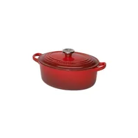 Le Creuset Bräter Signature oval 31cm kirschrot