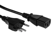 Furber. F02412 power cable Black 0.2 m T12 C13 coupler