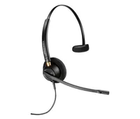 HP Poly EncorePro 510 Monaural Headset +Quick Disconnect Avec fil Arceau Appels/Musique Noir